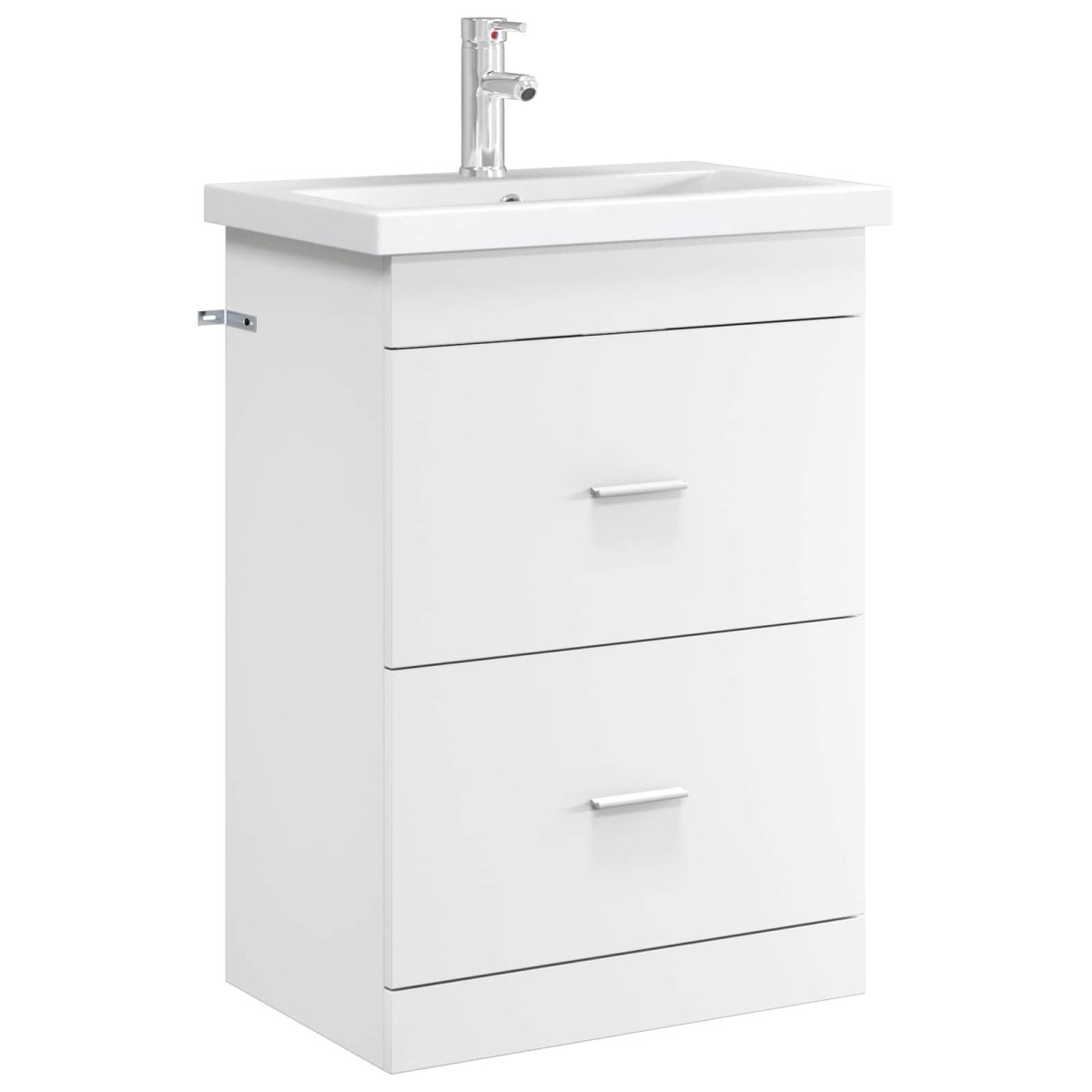 vidaXL Ντουλάπι Κάτω από τον Νιπτήρα Λευκό 56 x 37,5 x 81 εκ