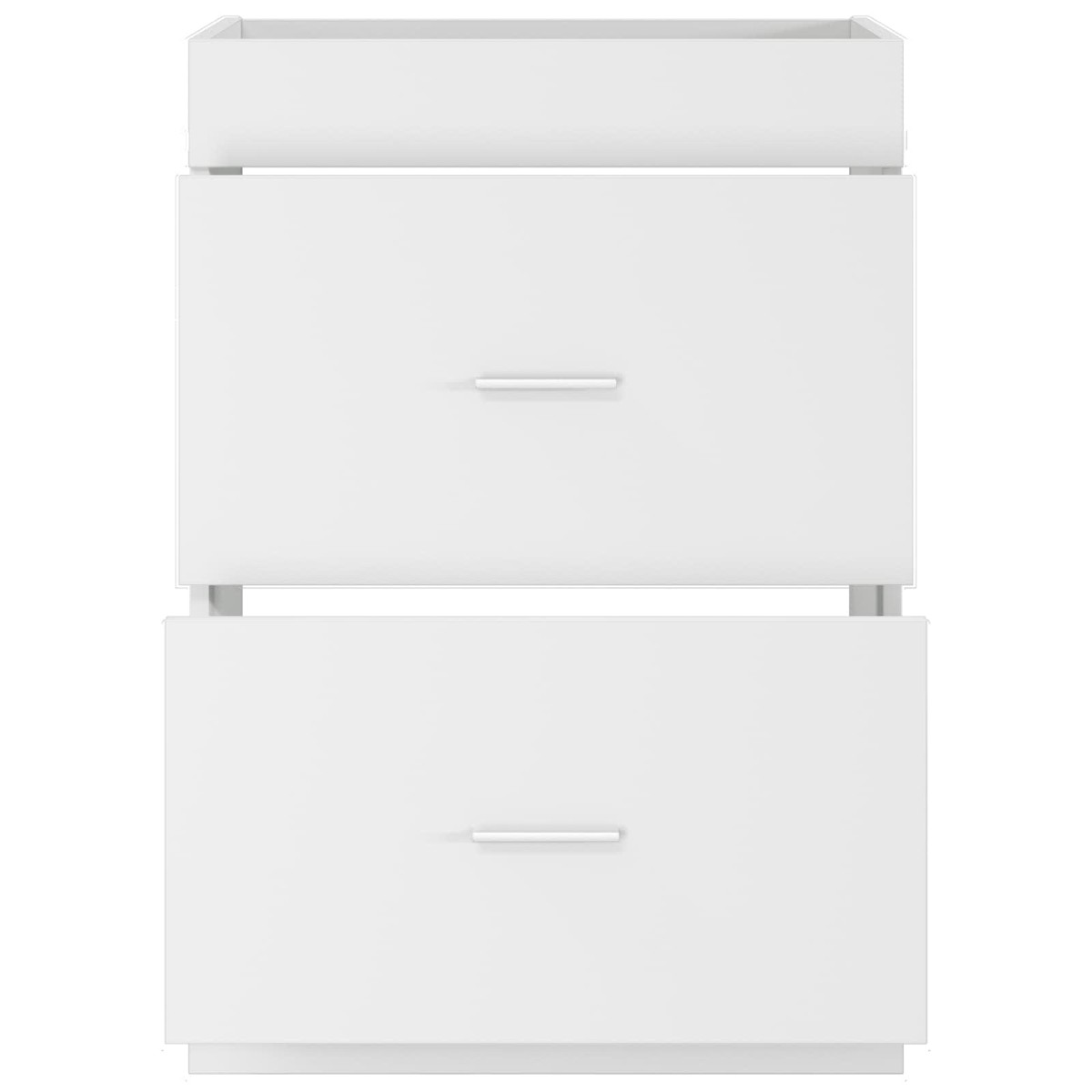vidaXL Ντουλάπι Κάτω από τον Νιπτήρα Λευκό 56 x 37,5 x 81 εκ