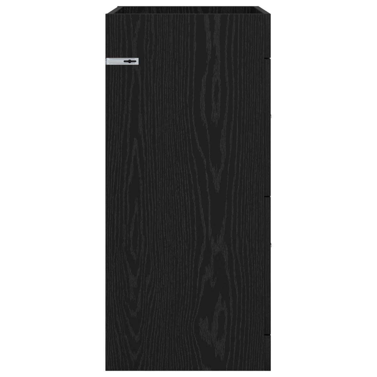vidaXL Ντουλάπι Κάτω από τον Νιπτήρα Μαύρη Δρυς 56 x 37,5 x 81 εκ
