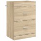 vidaXL Ντουλάπι Κάτω από τον Νιπτήρα Sonoma Δρυς 56 x 37,5 x 81 εκ