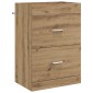 vidaXL Ντουλάπι Κάτω από τον Νιπτήρα Artisan Δρυς 56 x 37,5 x 81 εκ