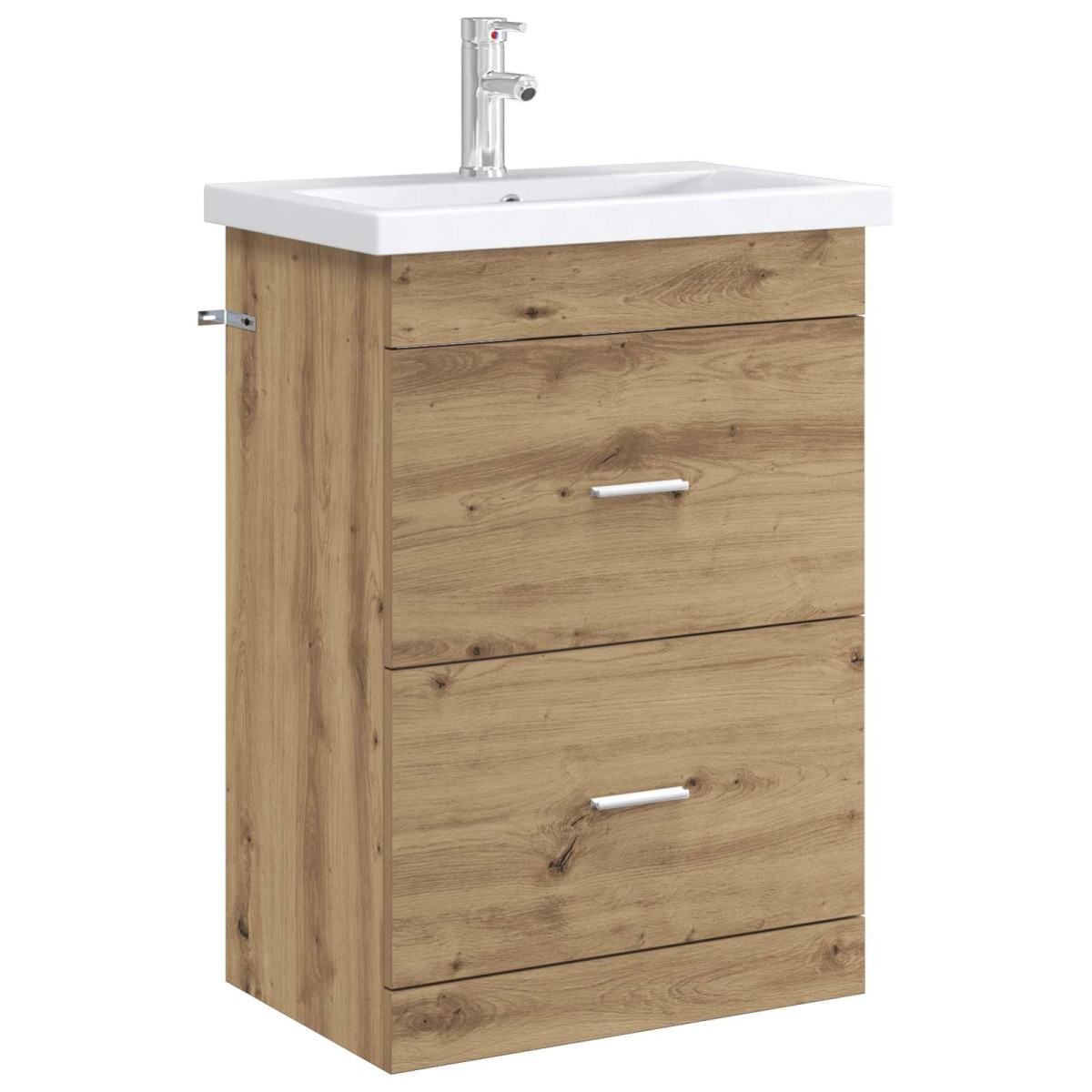 vidaXL Ντουλάπι Κάτω από τον Νιπτήρα Artisan Δρυς 56 x 37,5 x 81 εκ
