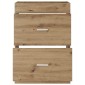 vidaXL Ντουλάπι Κάτω από τον Νιπτήρα Artisan Δρυς 56 x 37,5 x 81 εκ