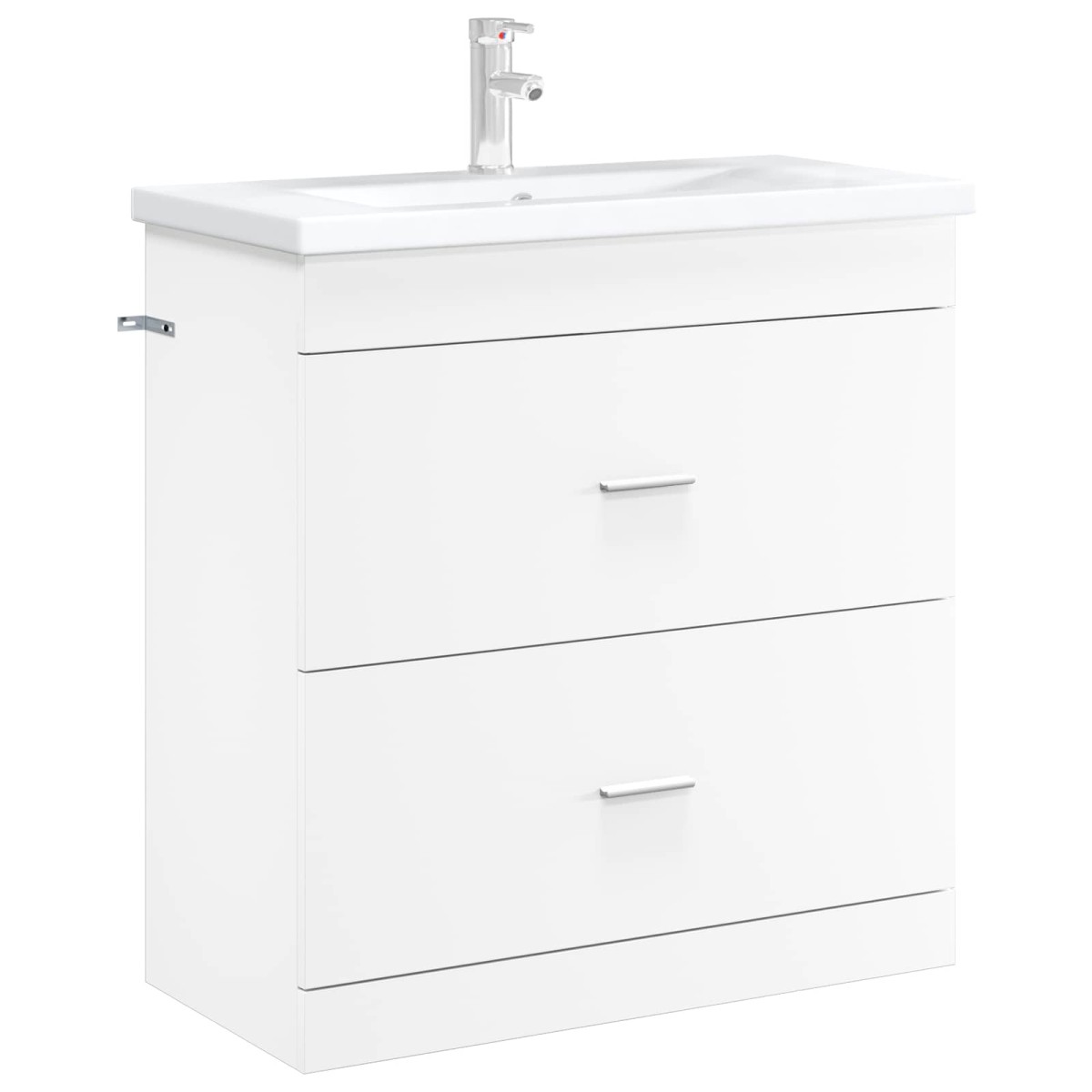 vidaXL Ντουλάπι Κάτω από τον Νιπτήρα Λευκό 78,5 x 37,5 x 81 εκ