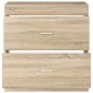 vidaXL Ντουλάπι Κάτω από τον Νιπτήρα Sonoma Δρυς 78,5 x 37,5 x 81 εκ
