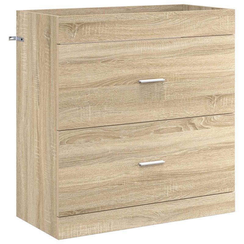 vidaXL Ντουλάπι Κάτω από τον Νιπτήρα Sonoma Δρυς 78,5 x 37,5 x 81 εκ
