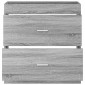 vidaXL Ντουλάπι Κάτω από τον Νιπτήρα Γκρι Sonoma 78,5 x 37,5 x 81 εκ