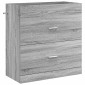 vidaXL Ντουλάπι Κάτω από τον Νιπτήρα Γκρι Sonoma 78,5 x 37,5 x 81 εκ