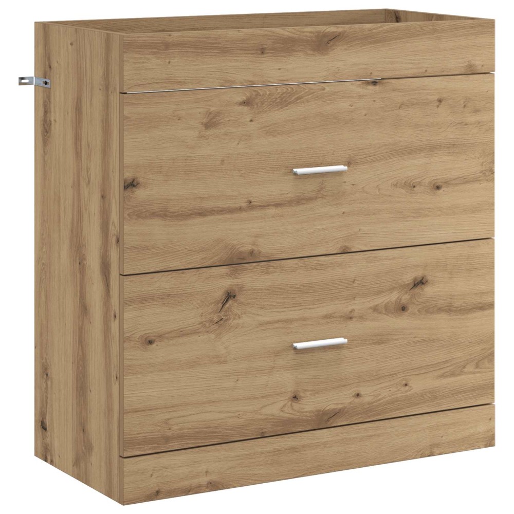 vidaXL Ντουλάπι Κάτω από τον Νιπτήρα Artisan Δρυς 78,5 x 37,5 x 81 εκ