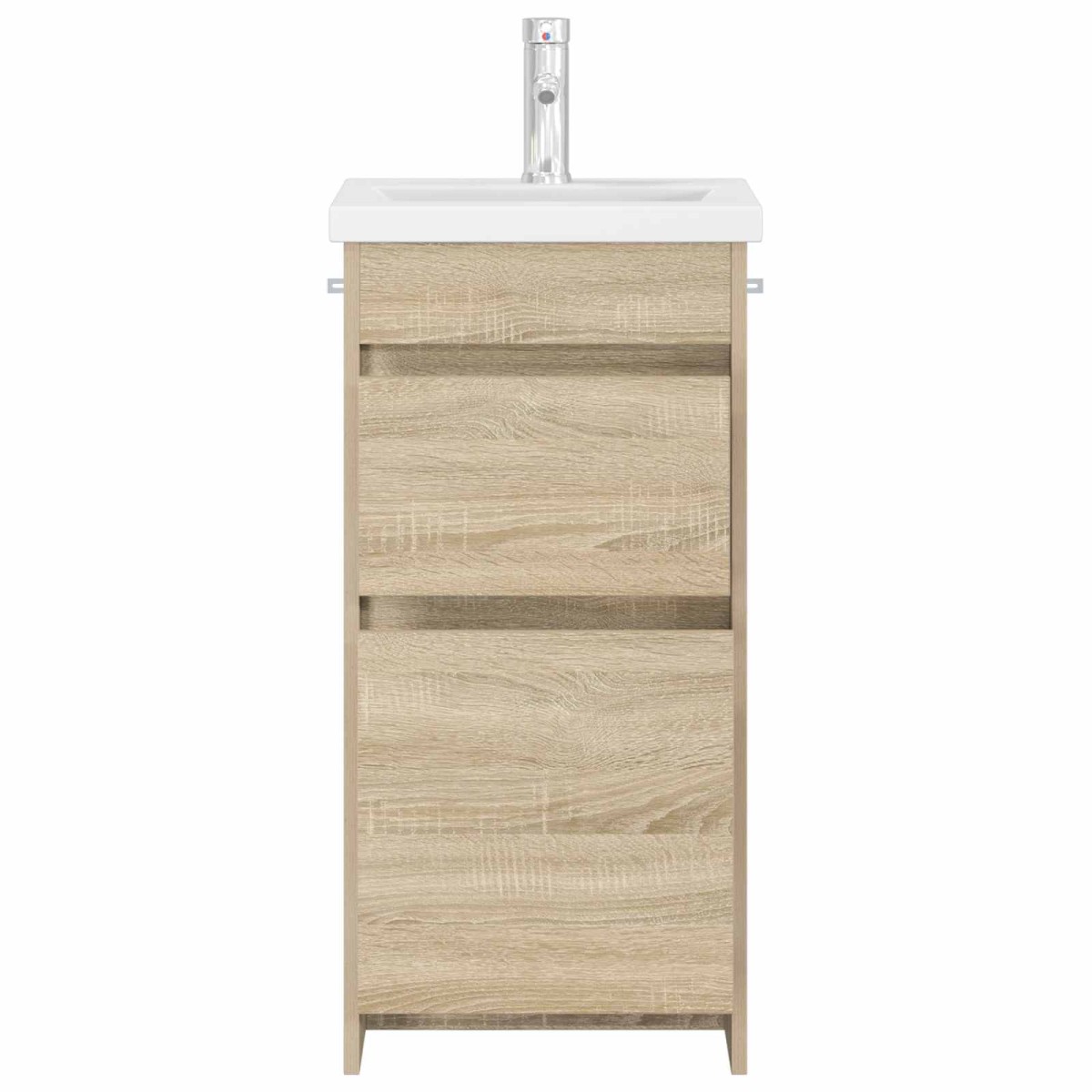 vidaXL Καθρέφτης μπάνιου με νιπτήρα Sonoma Δρυς 42 x 40 x 84,5 εκ