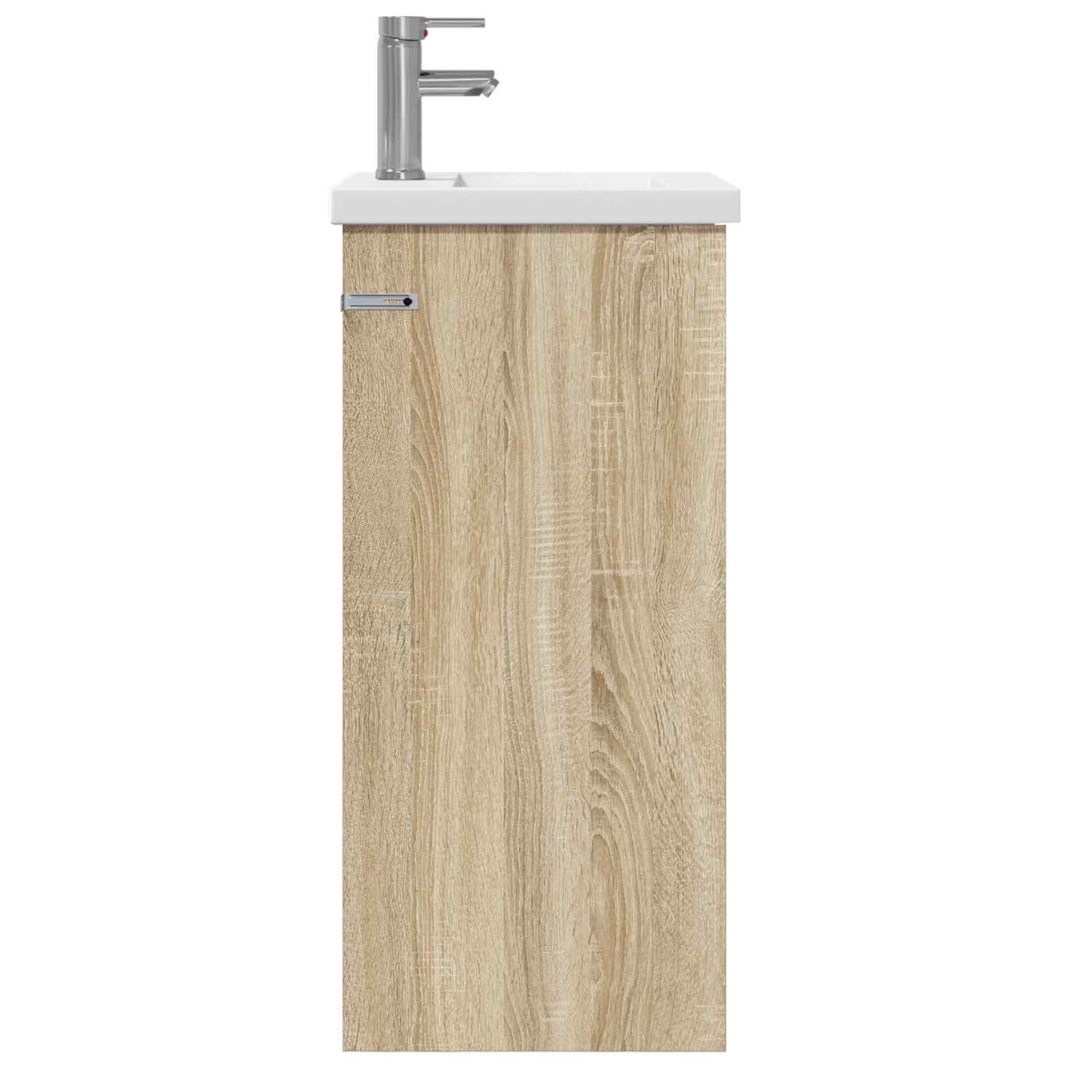 vidaXL Καθρέφτης μπάνιου με νιπτήρα Sonoma Δρυς 42 x 40 x 84,5 εκ
