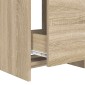 vidaXL Καθρέφτης μπάνιου με νιπτήρα Sonoma Δρυς 42 x 40 x 84,5 εκ