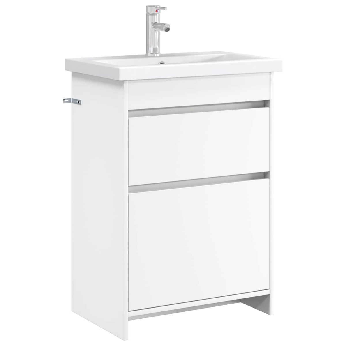 vidaXL Ντουλάπι Κάτω από τον Νιπτήρα Λευκό 56 x 37,5 x 81 εκ
