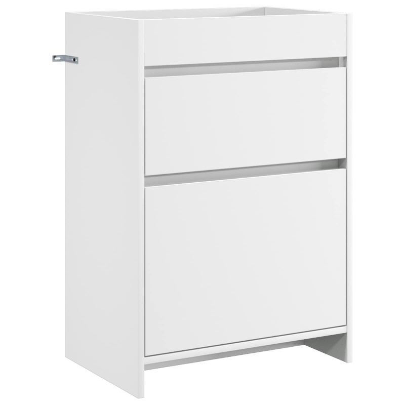 vidaXL Ντουλάπι Κάτω από τον Νιπτήρα Λευκό 56 x 37,5 x 81 εκ