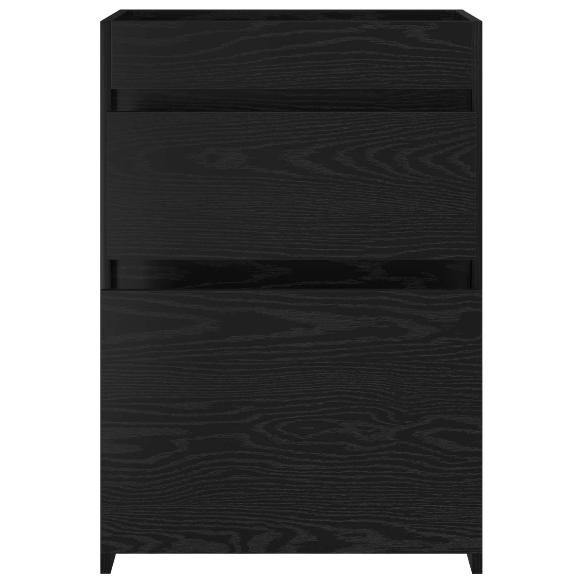 vidaXL Ντουλάπι Κάτω από τον Νιπτήρα Μαύρη Δρυς 56 x 37,5 x 81 εκ