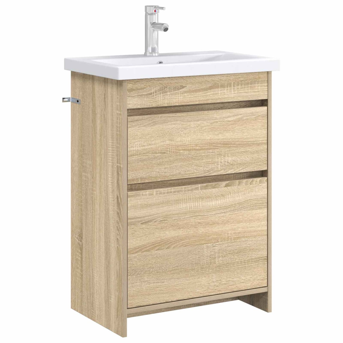 vidaXL Ντουλάπι Κάτω από τον Νιπτήρα Sonoma Δρυς 56 x 37,5 x 81 εκ
