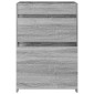 vidaXL Ντουλάπι Κάτω από τον Νιπτήρα Γκρι Sonoma 56 x 37,5 x 81 εκ