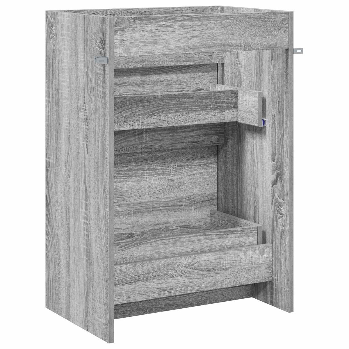 vidaXL Ντουλάπι Κάτω από τον Νιπτήρα Γκρι Sonoma 56 x 37,5 x 81 εκ