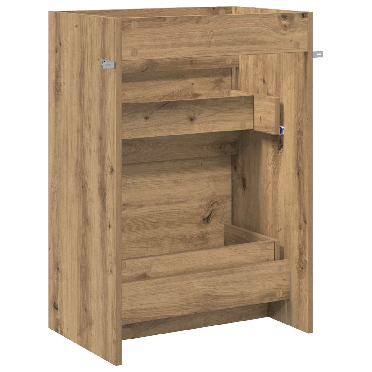 vidaXL Ντουλάπι Κάτω από τον Νιπτήρα Artisan Δρυς 56 x 37,5 x 81 εκ