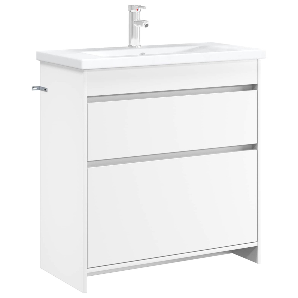 vidaXL Ντουλάπι Κάτω από τον Νιπτήρα Λευκό 78,5 x 37,5 x 81 εκ