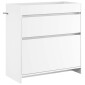 vidaXL Ντουλάπι Κάτω από τον Νιπτήρα Λευκό 78,5 x 37,5 x 81 εκ