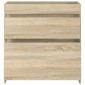 vidaXL Ντουλάπι Κάτω από τον Νιπτήρα Sonoma Δρυς 78,5 x 37,5 x 81 εκ