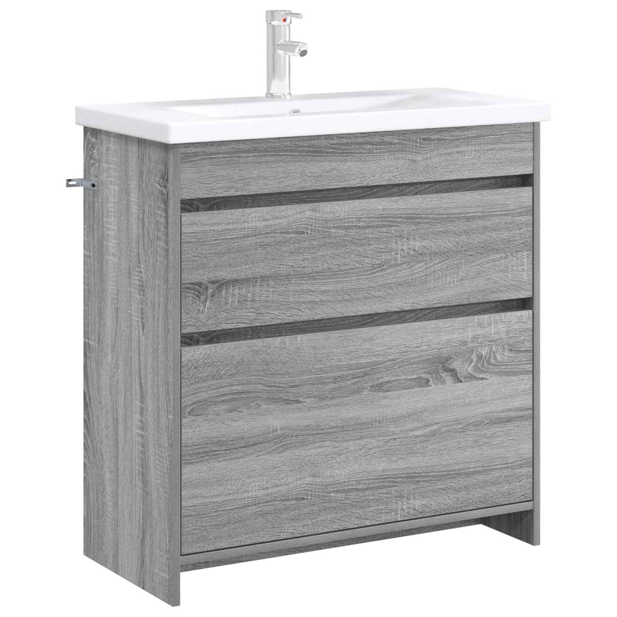 vidaXL Ντουλάπι Κάτω από τον Νιπτήρα Γκρι Sonoma 78,5 x 37,5 x 81 εκ