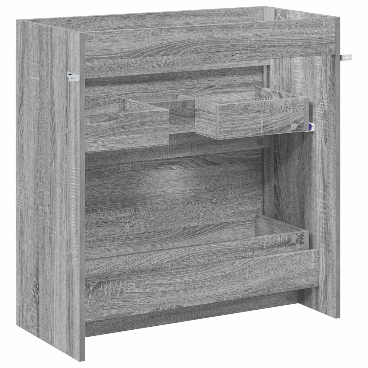 vidaXL Ντουλάπι Κάτω από τον Νιπτήρα Γκρι Sonoma 78,5 x 37,5 x 81 εκ