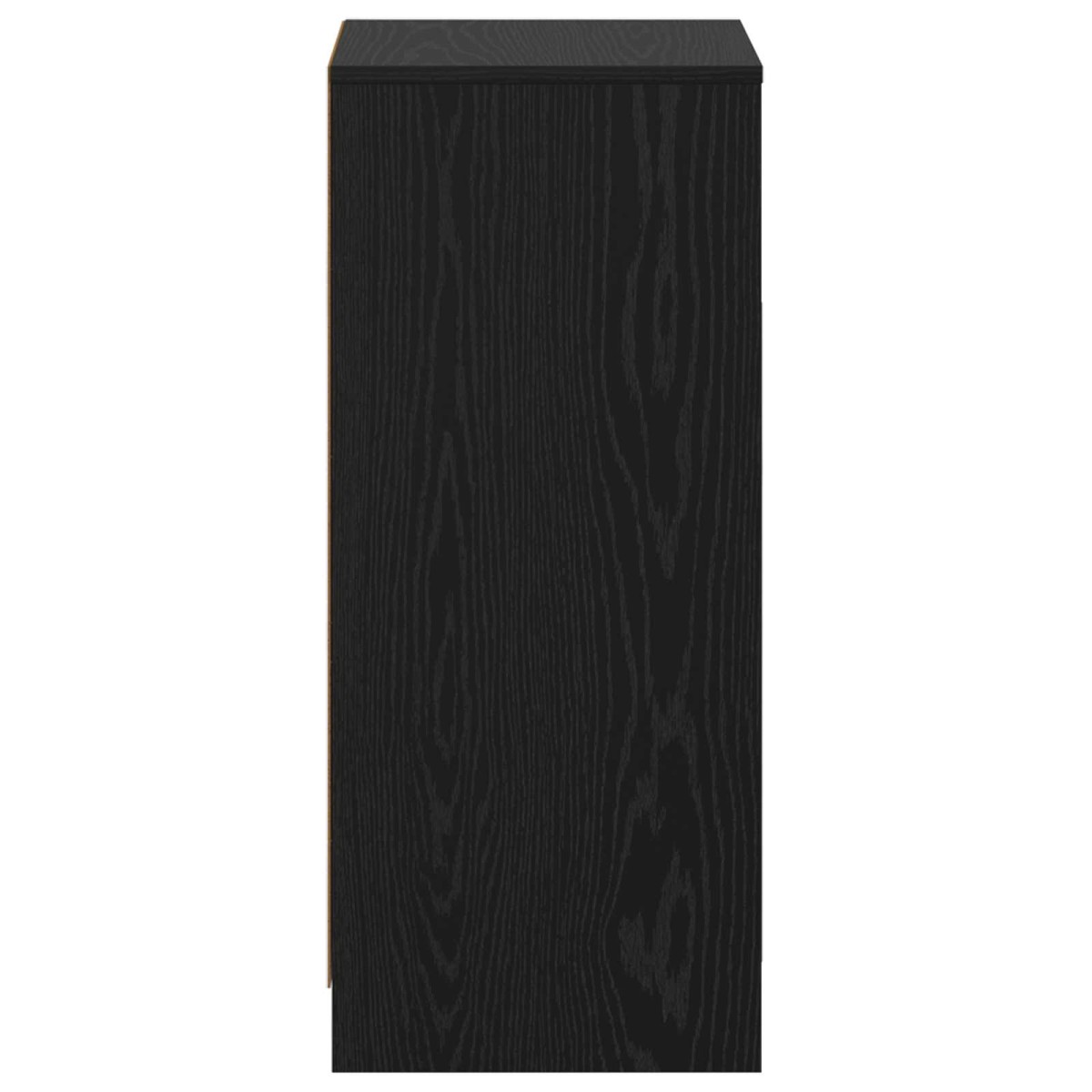 vidaXL Ντουλάπι Μπάνιου Μαύρη Δρυς 35 x 36,5 x 85 εκ.