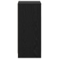 vidaXL Ντουλάπι Μπάνιου Μαύρη Δρυς 35 x 36,5 x 85 εκ.