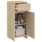 vidaXL Ντουλάπι Μπάνιου Sonoma Δρυς 35 x 36,5 x 85 εκ.