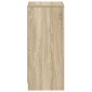 vidaXL Ντουλάπι Μπάνιου Sonoma Δρυς 35 x 36,5 x 85 εκ.