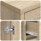 vidaXL Ντουλάπι Μπάνιου Sonoma Δρυς 35 x 36,5 x 85 εκ.
