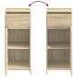 vidaXL Ντουλάπι Μπάνιου Sonoma Δρυς 35 x 36,5 x 85 εκ.
