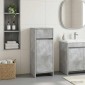 vidaXL Ντουλάπι Μπάνιου Γκρι Σκυροδέματος 35 x 36,5 x 85 εκ.