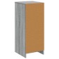 vidaXL Ντουλάπι Μπάνιου Γκρι Sonoma 35 x 36,5 x 85 εκ.