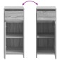 vidaXL Ντουλάπι Μπάνιου Γκρι Sonoma 35 x 36,5 x 85 εκ.