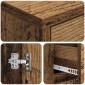 vidaXL Ντουλάπι Μπάνιου Παλαιωμένο ξύλο 35 x 36,5 x 85 εκ.