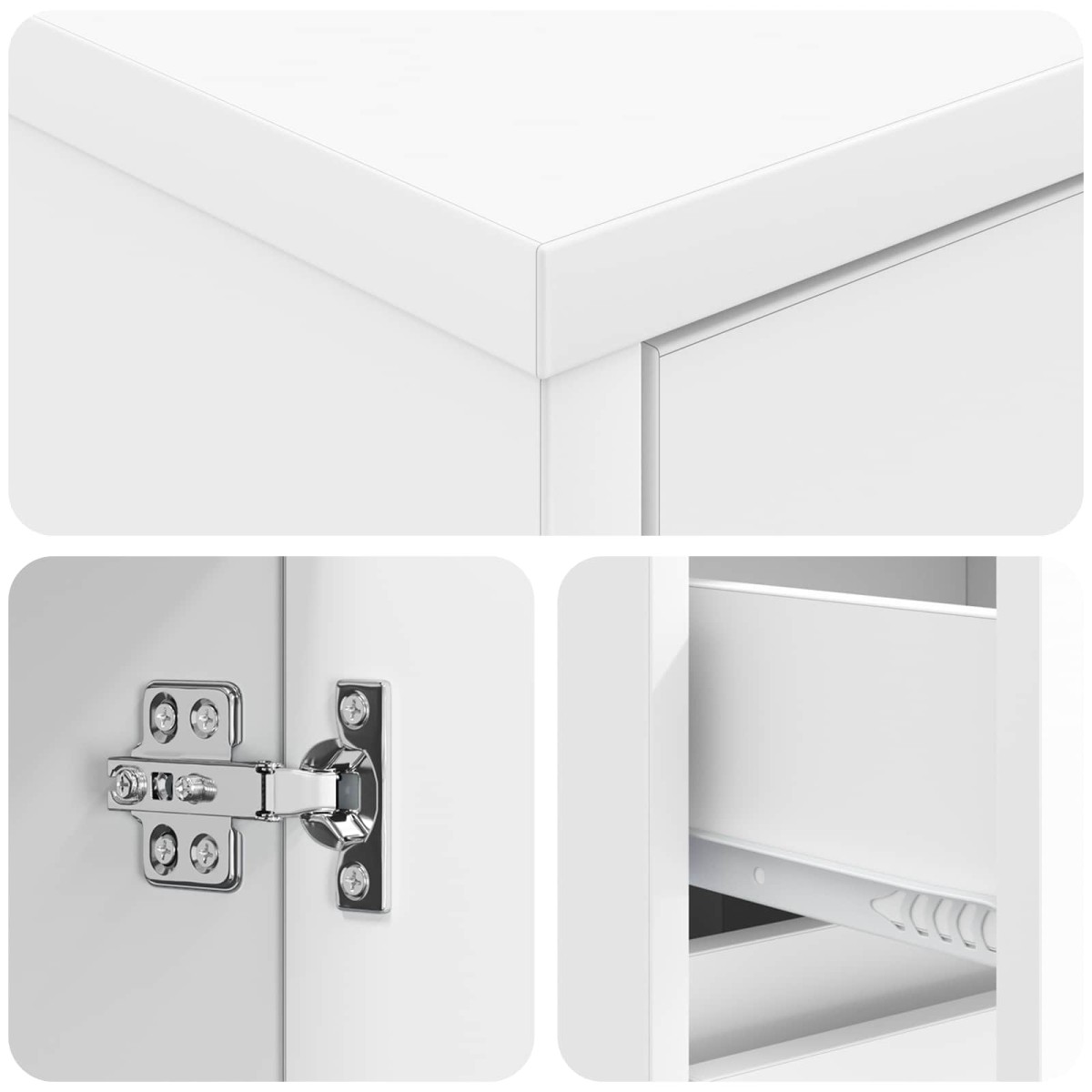 vidaXL Ντουλάπι Μπάνιου Λευκό 30 x 33 x 190 εκ. Επεξεργασμένο Ξύλο
