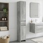 vidaXL Ντουλάπι Μπάνιου Γκρι Σκυροδέματος 30 x 33 x 190 εκ.