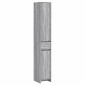 vidaXL Ντουλάπι Μπάνιου Γκρι Sonoma 30 x 33 x 190 εκ.
