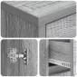 vidaXL Ντουλάπι Μπάνιου Γκρι Sonoma 30 x 33 x 190 εκ.