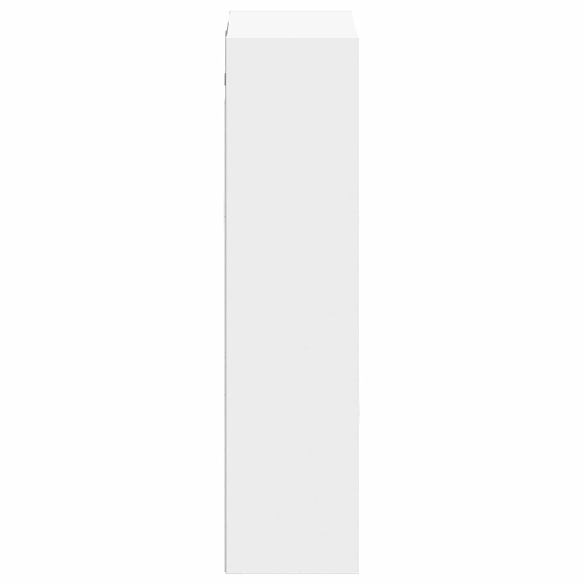 vidaXL Επιτοίχιος νιπτήρας βανίλιας Λευκό 35 x 20 x 81 εκ.