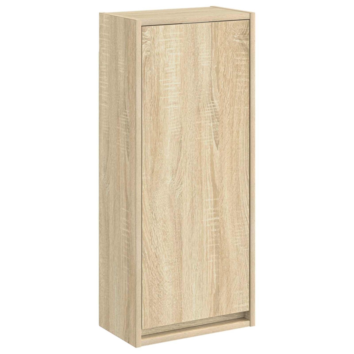 vidaXL Επιτοίχιος νιπτήρας βανίλιας Sonoma Δρυς 35 x 20 x 81 εκ.