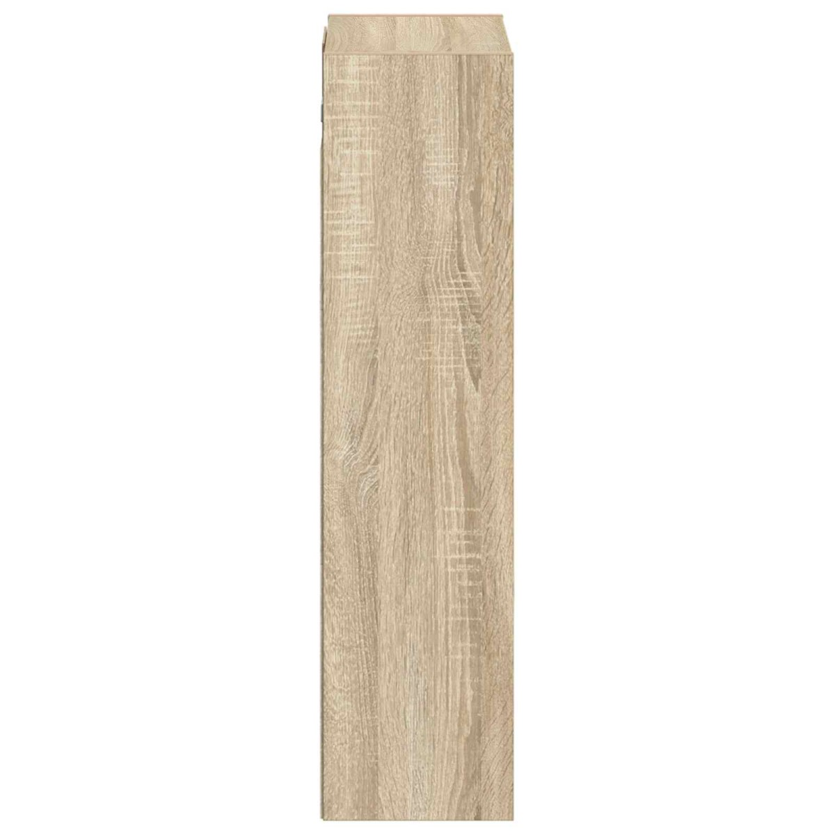 vidaXL Επιτοίχιος νιπτήρας βανίλιας Sonoma Δρυς 35 x 20 x 81 εκ.