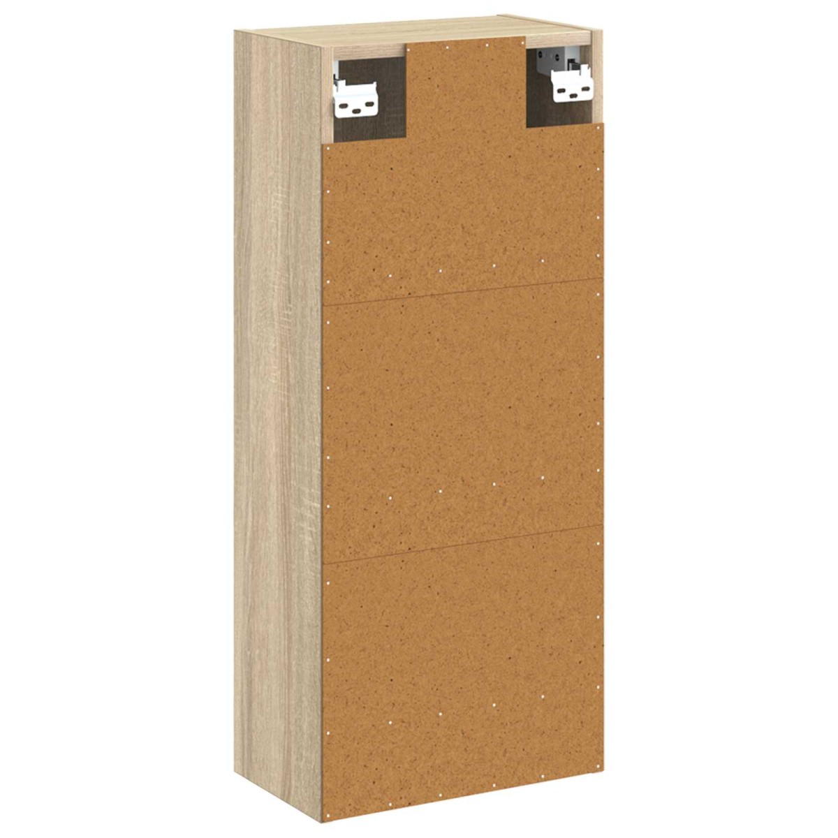 vidaXL Επιτοίχιος νιπτήρας βανίλιας Sonoma Δρυς 35 x 20 x 81 εκ.