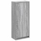 vidaXL Επιτοίχιος νιπτήρας βανίλιας Γκρι Sonoma 35 x 20 x 81 εκ.