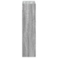 vidaXL Επιτοίχιος νιπτήρας βανίλιας Γκρι Sonoma 35 x 20 x 81 εκ.