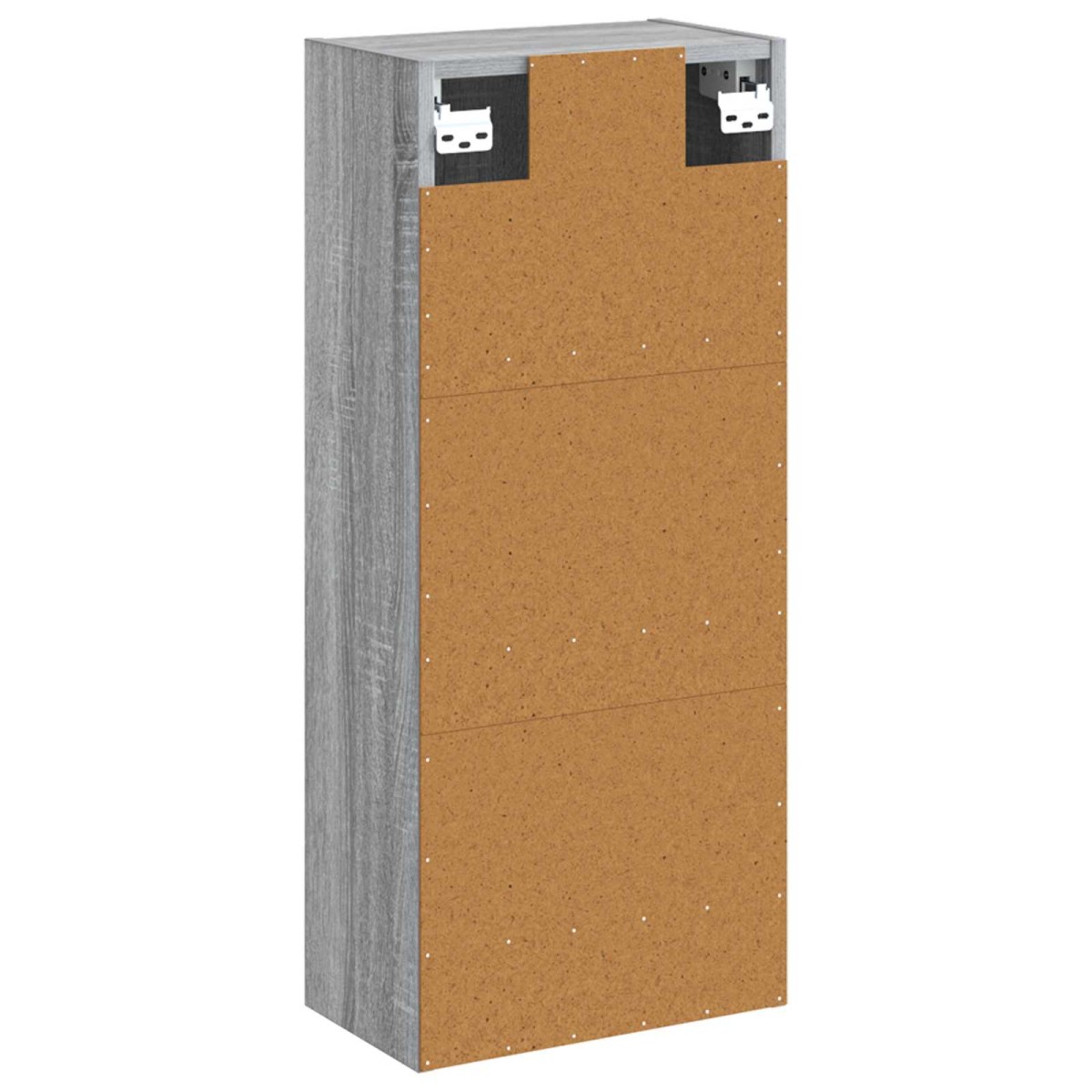vidaXL Επιτοίχιος νιπτήρας βανίλιας Γκρι Sonoma 35 x 20 x 81 εκ.