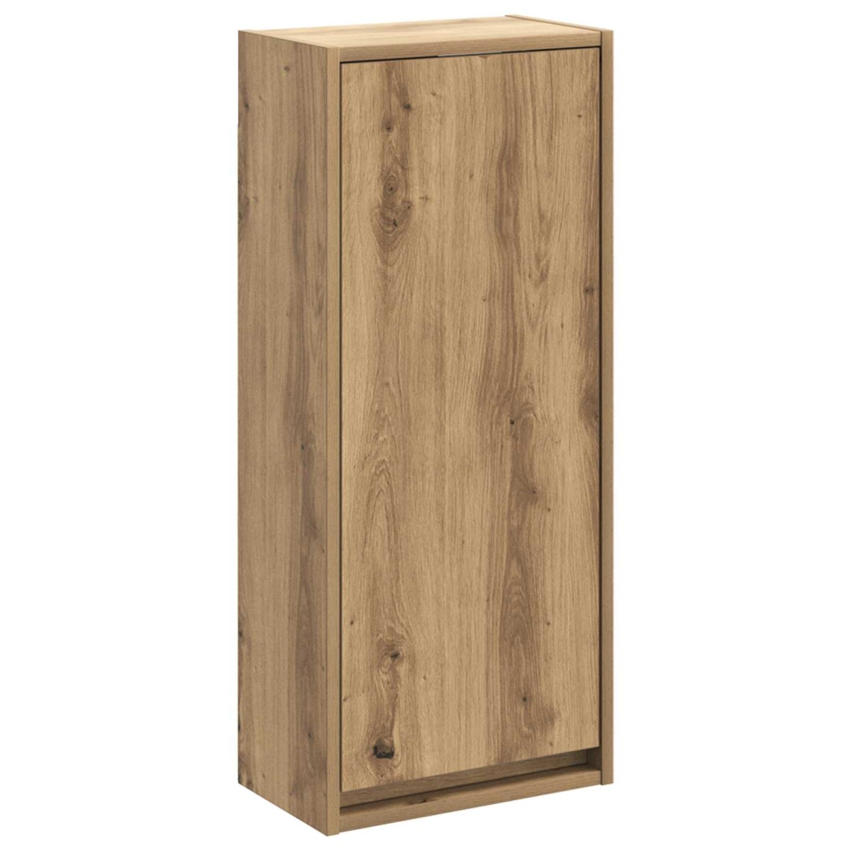 vidaXL Επιτοίχιος νιπτήρας βανίλιας Artisan Δρυς 35 x 20 x 81 εκ.
